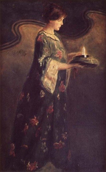 Mumlu Kadın, 1890 dolayları by English School