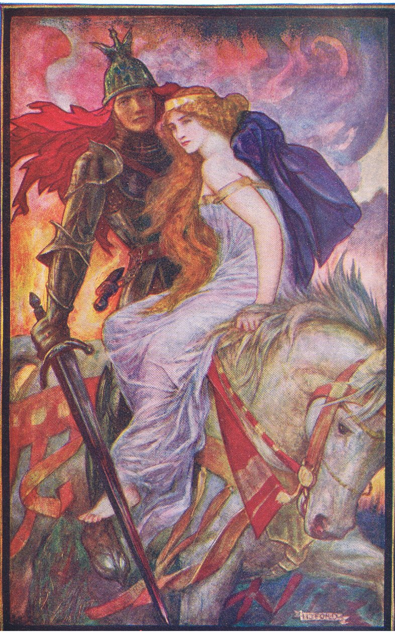 Lancelot, Longmans Green and Co tarafından yayınlanan 'The Book of Romance'dan Guenevere'den alıntı yapıyor by English School