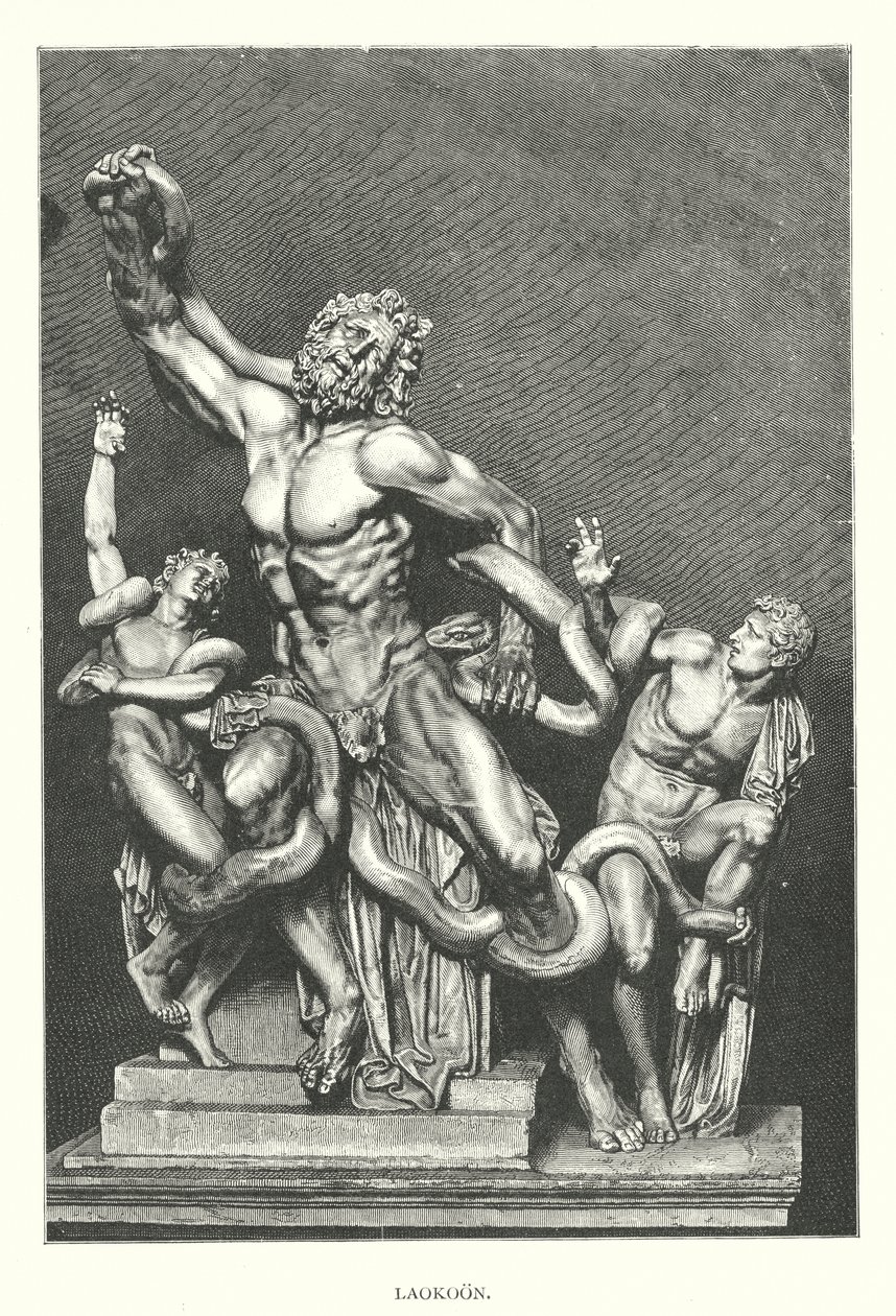 Laocoon (gravür) by English School