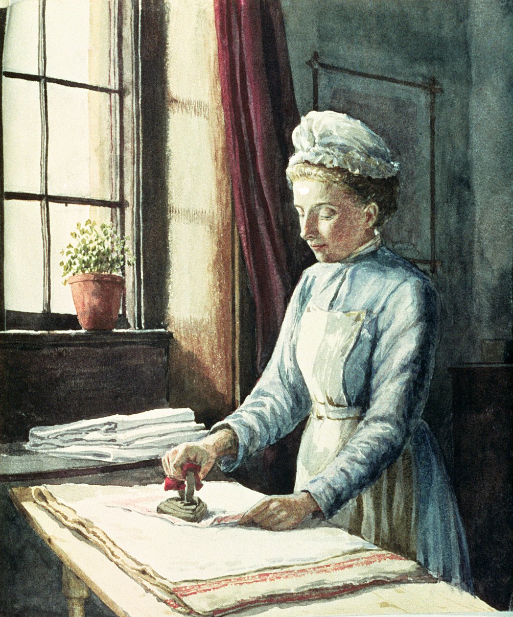 Çamaşırhane Hizmetçisi, 1880 dolayları by English School