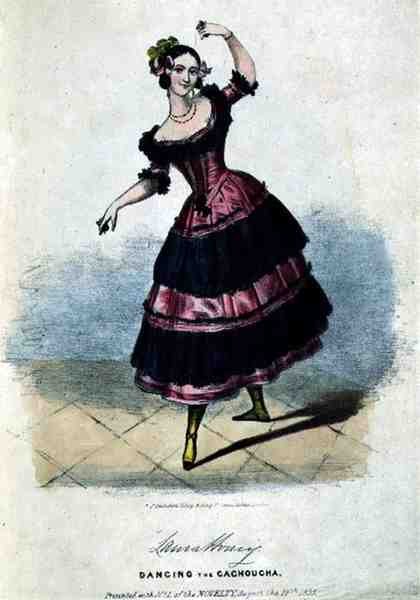 Laura Honey (c.1816-43) Cachoucha Dansı by English School