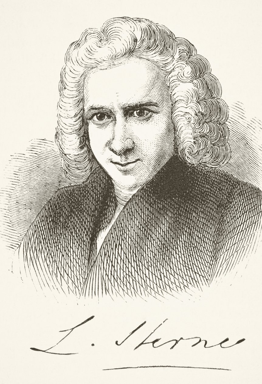 Laurence Sterne, William Hickman Smith Aubrey (1858-1916) tarafından yayınlanan 