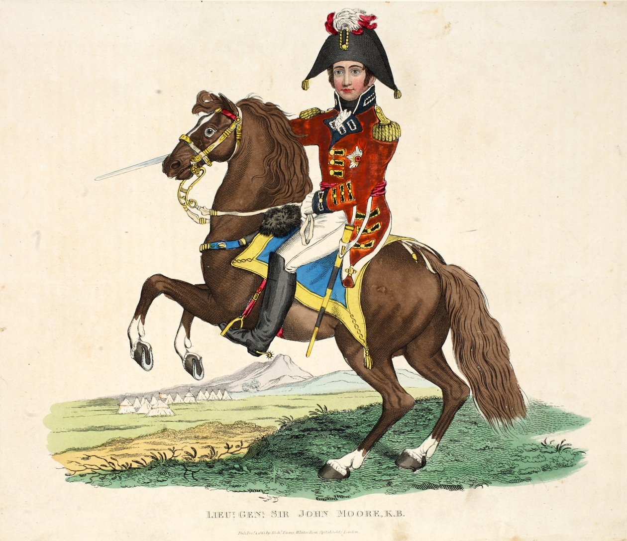 Korgeneral Sir John Moore KB, Richard Evans