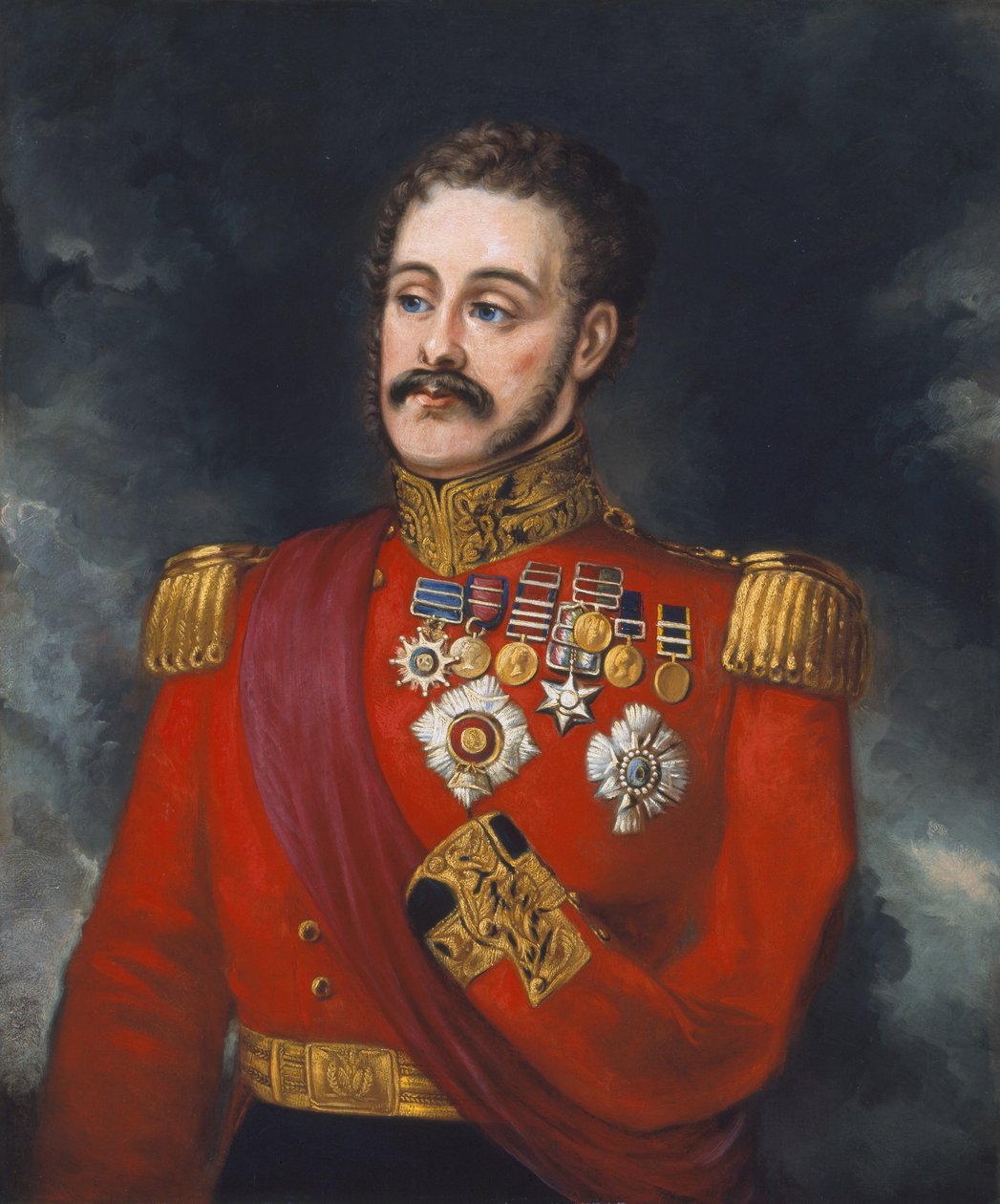 Korgeneral Sir Joseph Thackwell GCB KH (1781-1859) c.1850 by English School