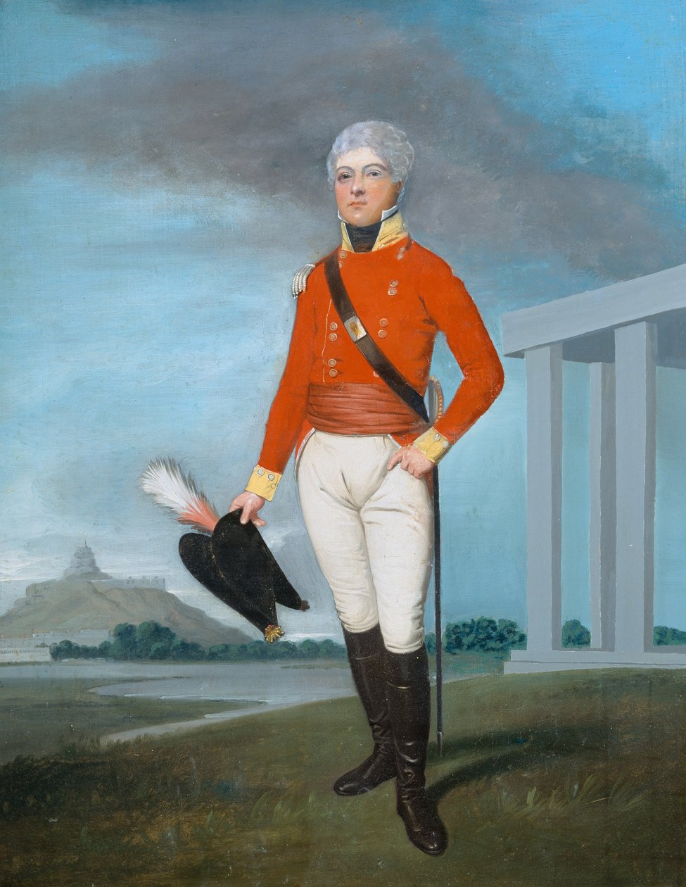 Teğmen William Vincent (1781-1859) c.1804 by English School