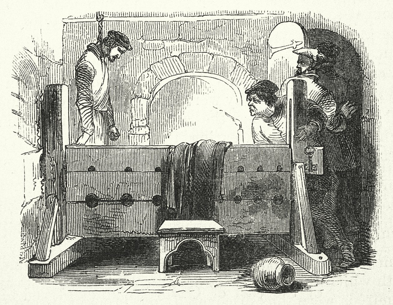 Lollards: Richard Hunne Cinayeti (gravür) by English School