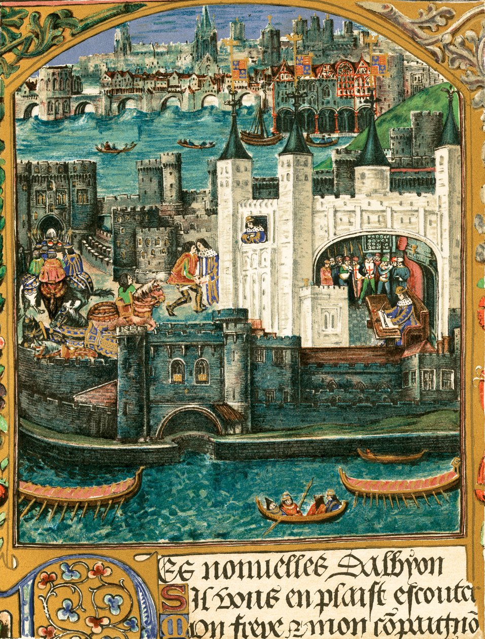 Londra (renkli lito) by English School