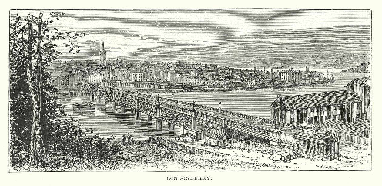 Londonderry (gravür) by English School