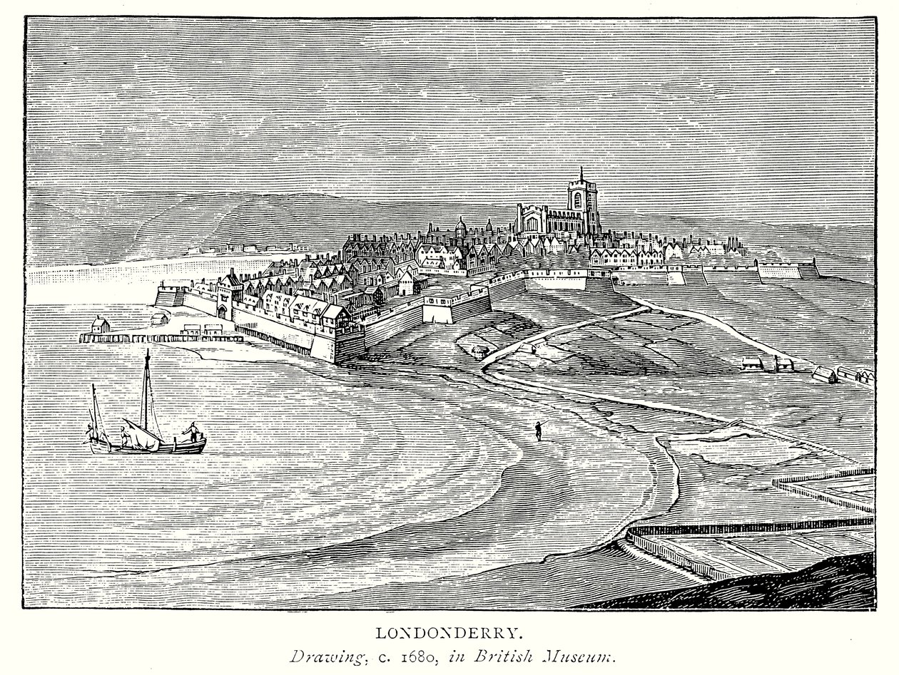 Londonderry (gravür) by English School