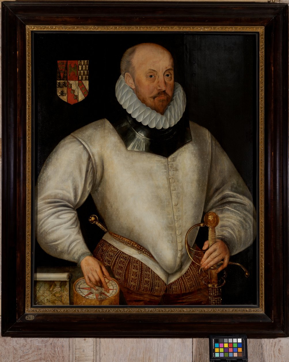 Lord Henry Seymour, c.1590 (panel üzerine yağ) by English School