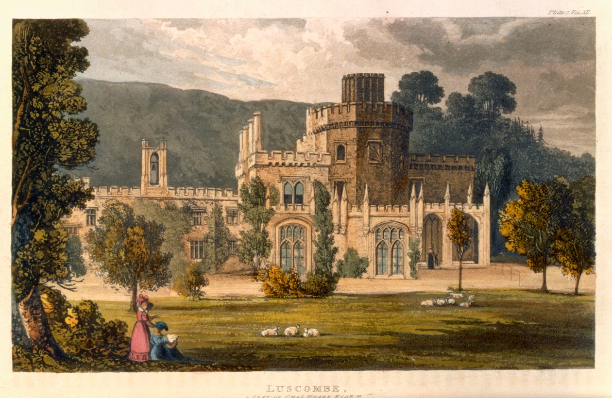 Luscombe Kalesi, Devon by English School