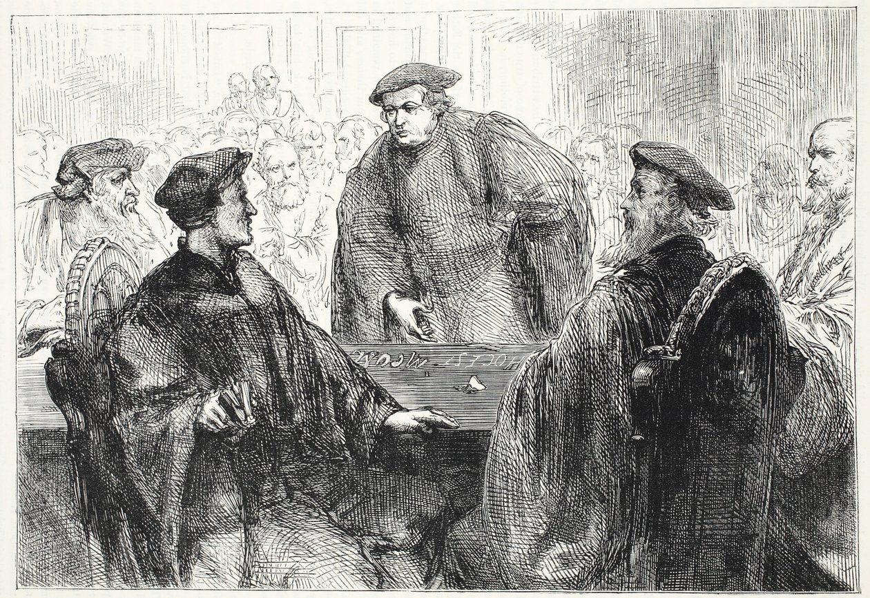 Luther ve Zwingle Marburg