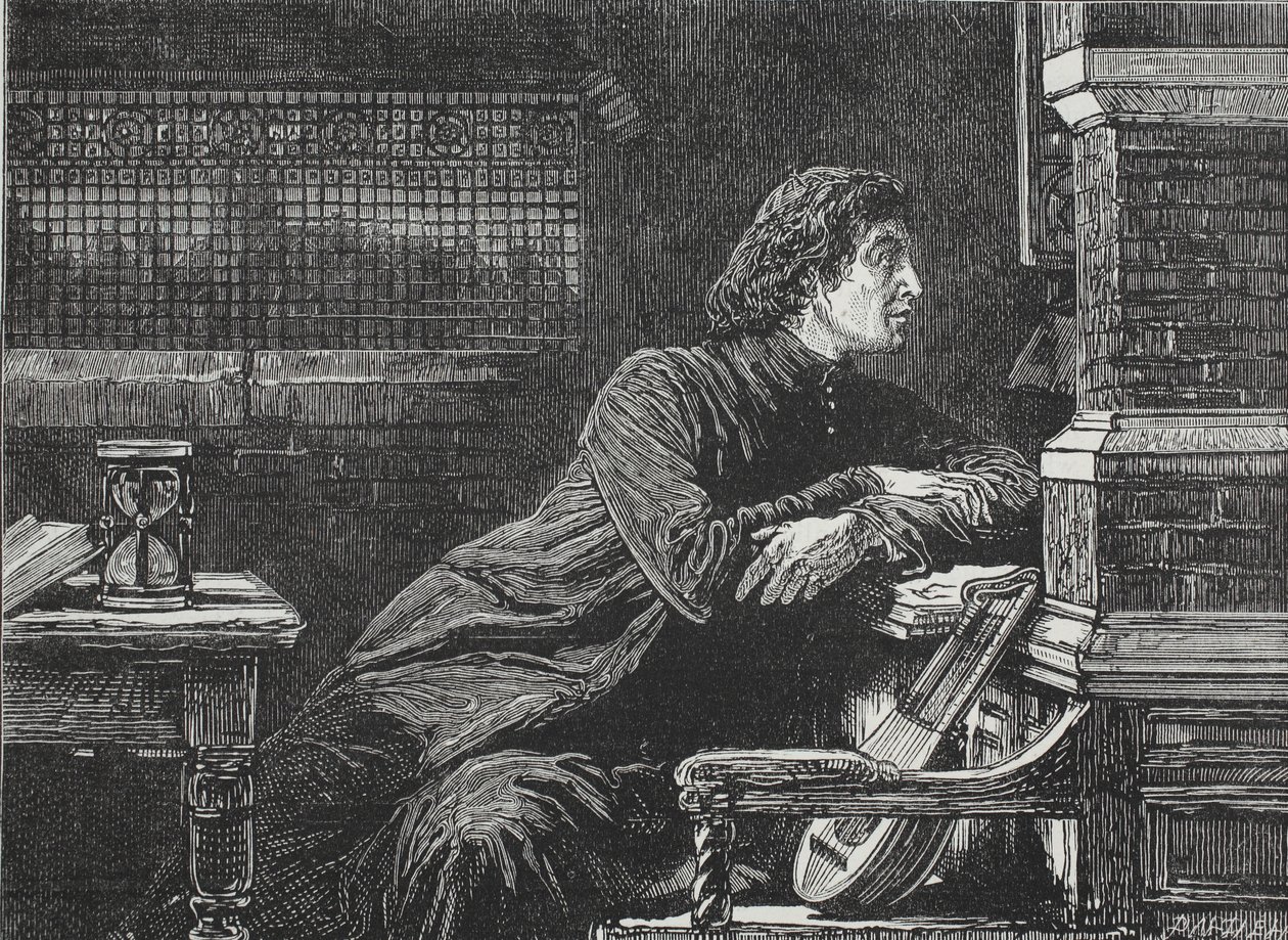 Kanatlı Luther, James Aitken Wylie (1808-1890) tarafından Protestanlığın Tarihinden bir örnek, pub. 1878 by English School