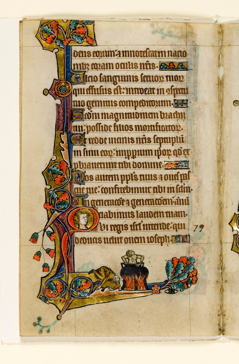 MS 1-2005, fol. 116v: Kazanda, Macclesfield Psalter