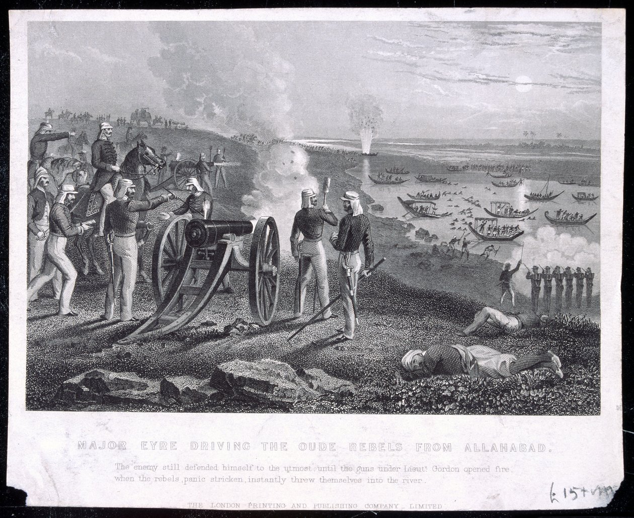 Binbaşı Eyre, Oude Rebels