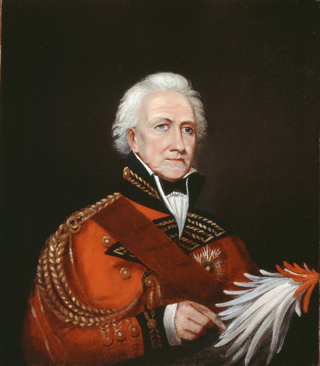 Tümgeneral Sir David Ochterlony Bt (1758-1825) c.1816 by English School