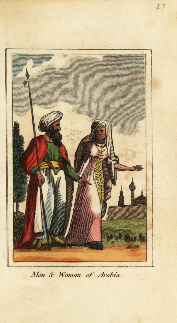 Arabistanlı erkek ve kadın by English School