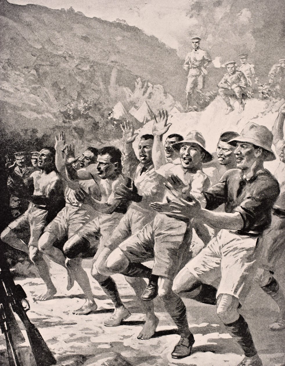 Maori askerleri, Gelibolu Yarımadası Türkiye 1915
