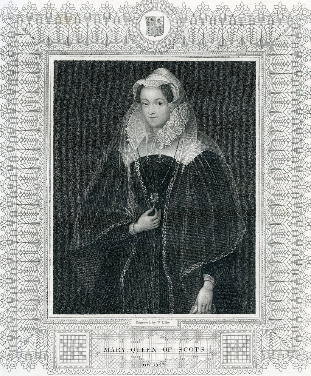 İskoç Kraliçesi Mary, 19. Yüzyıl by English School