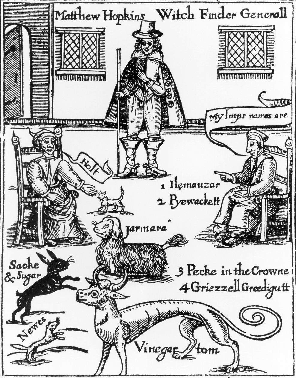 Matthew Hopkins, Witchfinder General (d.1647) by English School