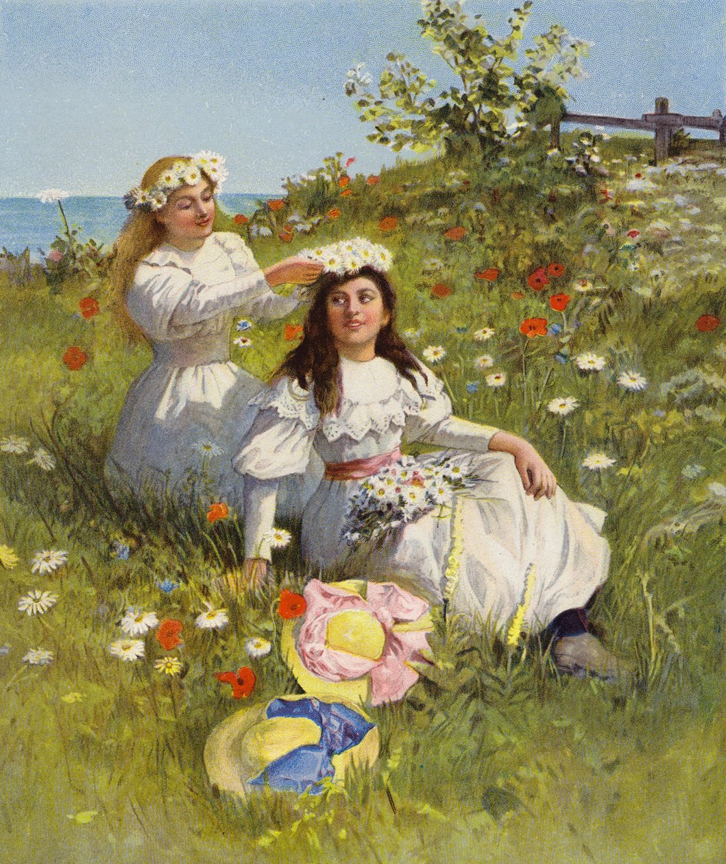 Mayıs Kraliçesi (renkli lito) by English School