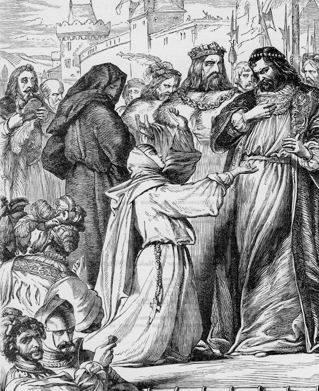 Ölçü için Ölçü - “” William Shakespeare tarafından tamamlanan eserlerde” illüstrasyon 1866 - Bu baskının çizimleri ve genel biçimi, Cassell