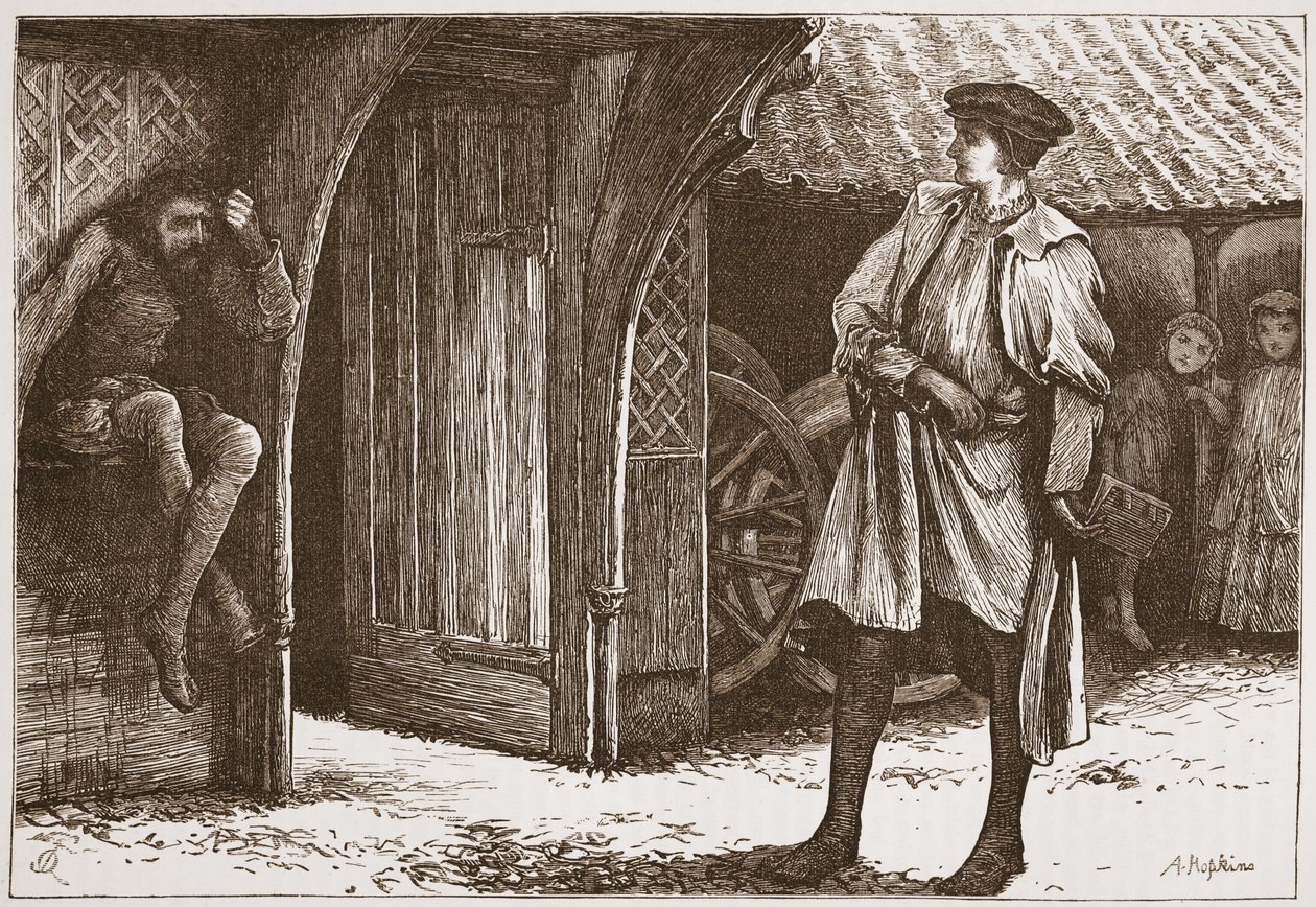 Millon ve Lutheran, James Aitken Wylie (1808-1890) tarafından yazılan Protestanlığın Tarihinden bir örnek, pub. 1878 by English School