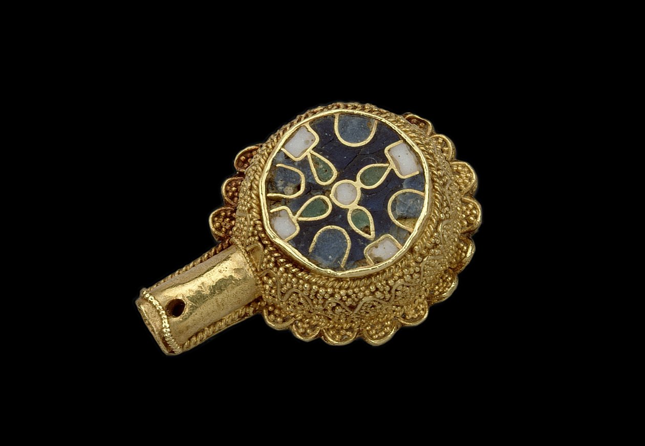 Minster Lovell Jewel, muhtemelen 17. yüzyıl (emaye ve altın emaye işi) by English School