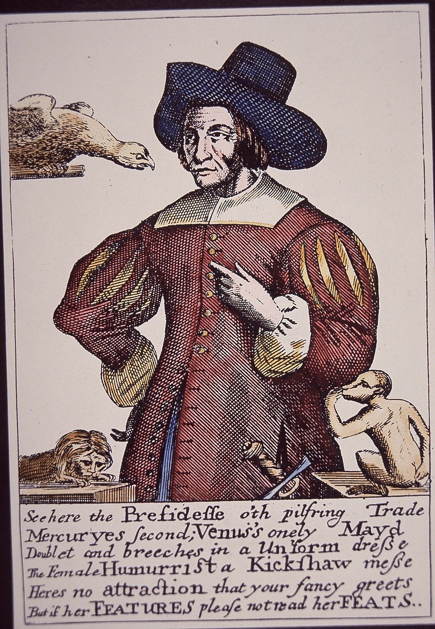 Moll Cutpuse (el renkli gravür) by English School