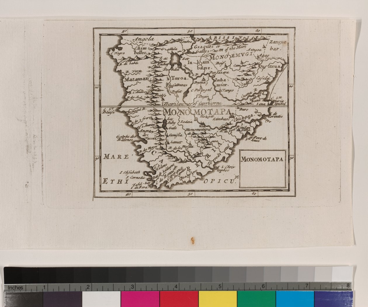 Monomotapa, 1681 by English School