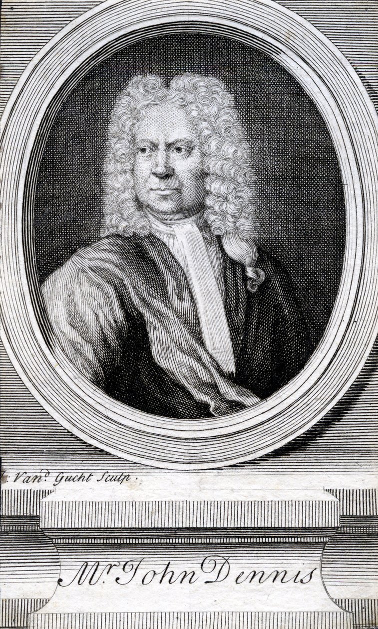 Bay John Dennis (1658-1734) by English School