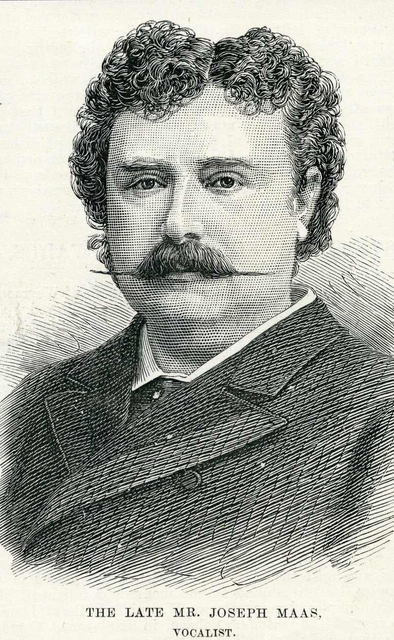 Bay Joseph Maas (1847-1886), Grafik için İllüstrasyon by English School