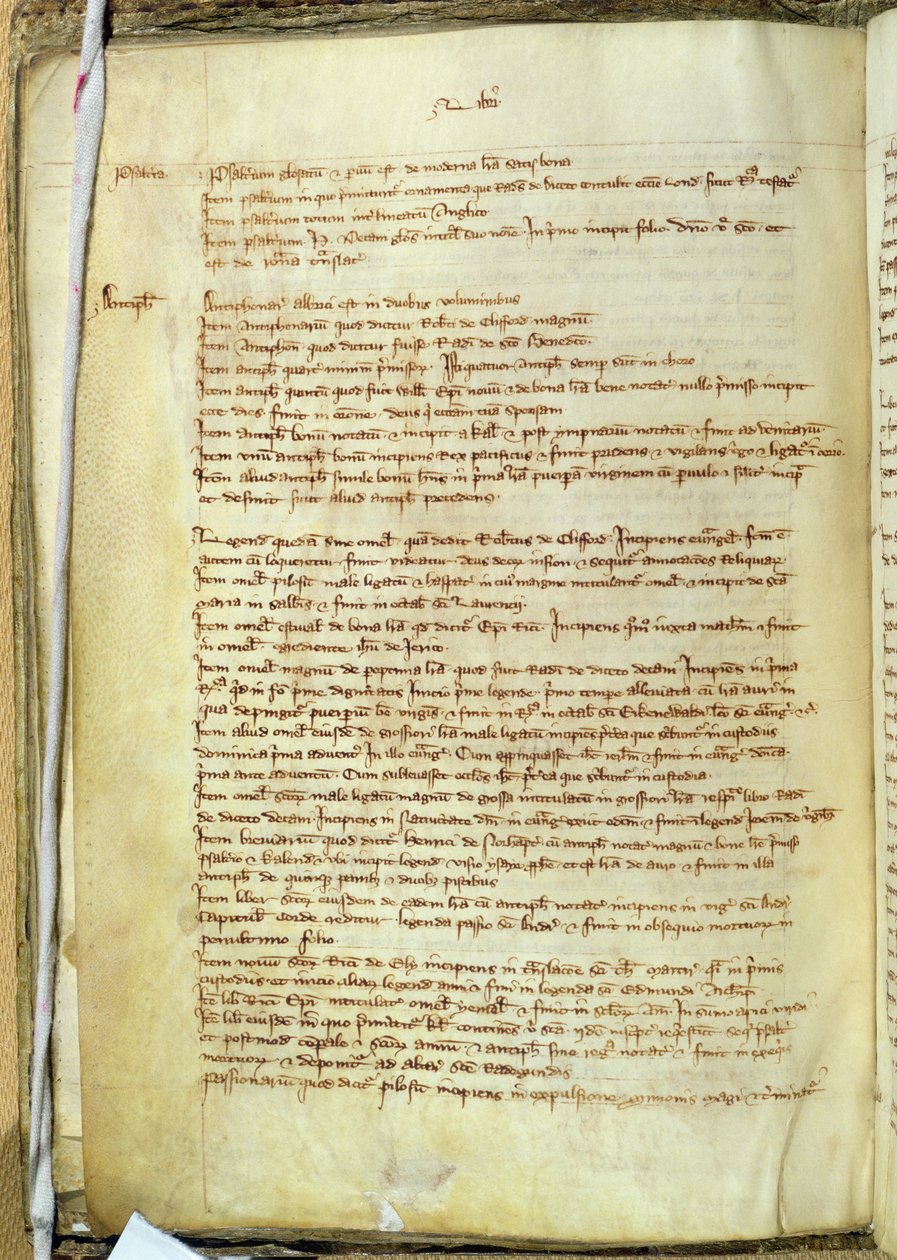Ms.25516 fol.18v Liber I, 13. yüzyılın sonlarında St. Paul Katedrali