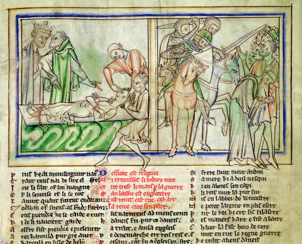 Ms.Ee.3.59 fol.6r Harald Harefoot, Alured