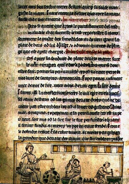Ms.O.1.20.f.240r Bir Eczacının atölyesi, 