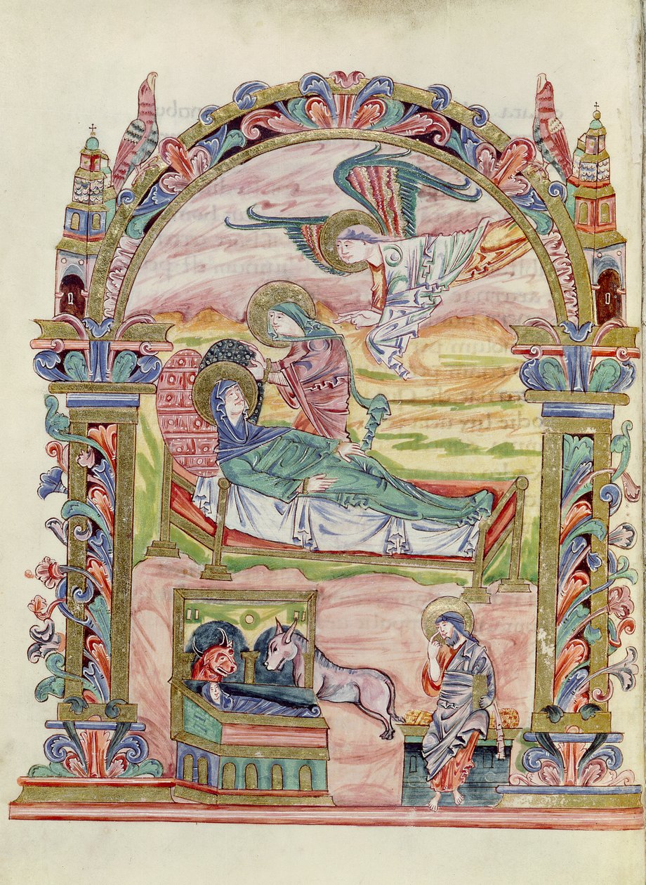Ms 274 (Y-6) fol.32v Doğuş, Missal of Jumieges