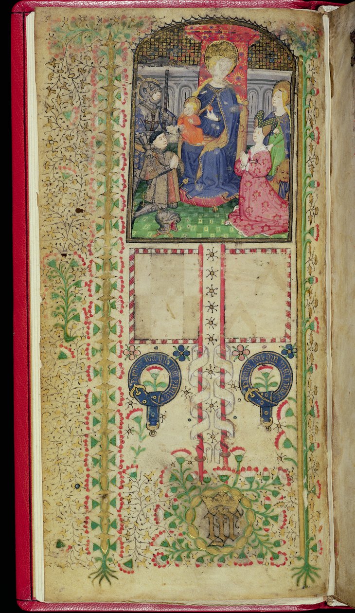 Bayan 41-1950, f.2v: Margaret Beauchamp