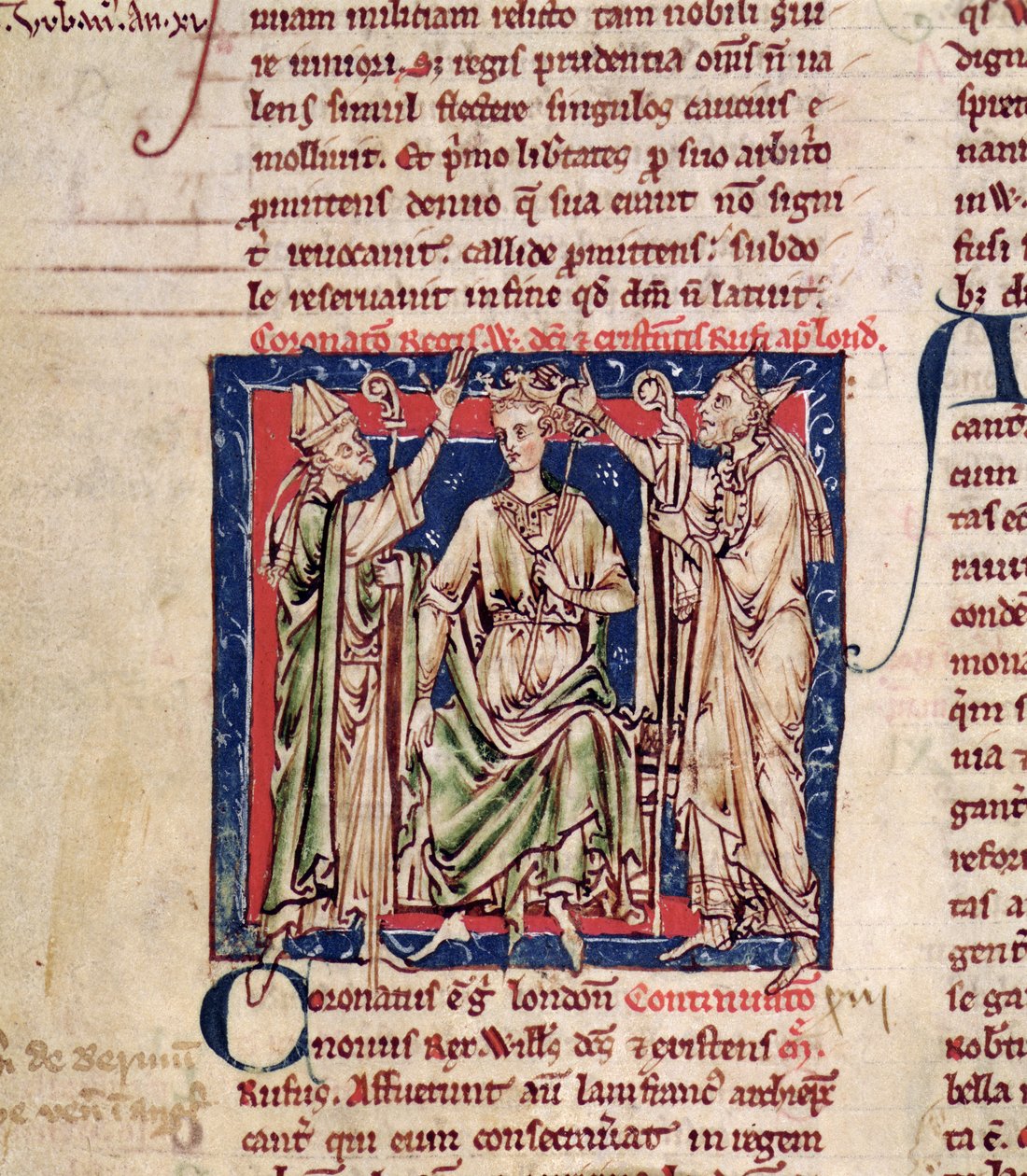 Ms 6712 (A.6.89) fol.126v William II (c.1057-1100) Flores Historiarum