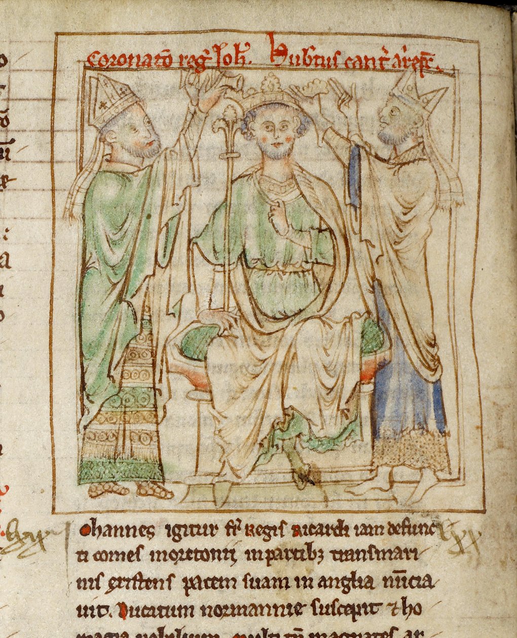 Ms 6712 (A.6.89) fol.144v King John (1167-1216), 