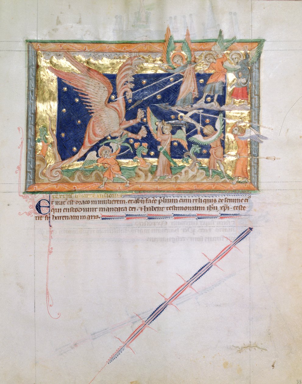 Ms L.A. 139-Lisboa fol.33 Gulbenkian Apocalypse