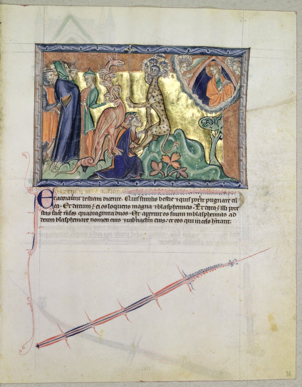 Ms L.A. 139-Lisboa fol.36 Gulbenkian Apocalypse