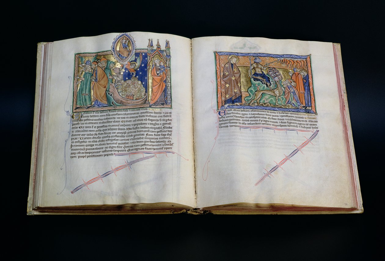 Ms L.A. 139-Lisboa fol.37 v-38 Tanrı