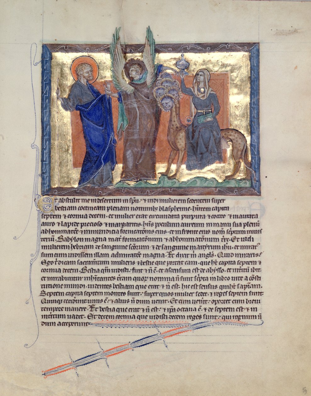 Ms L.A. 139-Lisboa fol.59 Gulbenkian Apocalypse