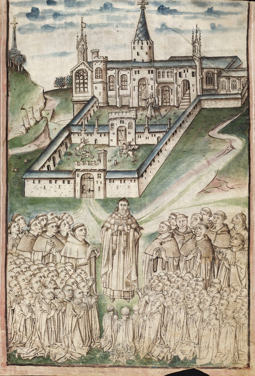 Bayan New Coll 288, f3r. (Chaundler el yazması), Wykeham