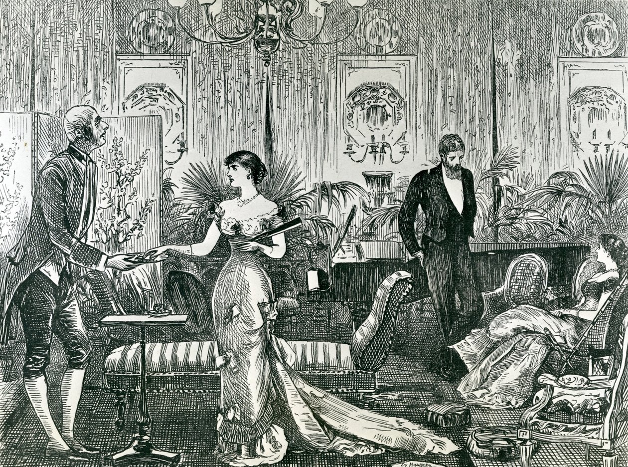 Evde Müzik (gravür) by English School