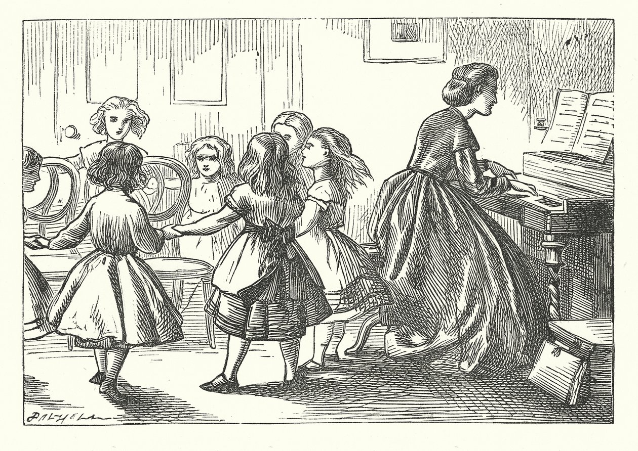 Musical Fright (gravür) by English School