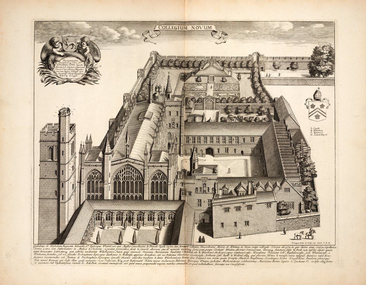 New College, Oxonia Illustrata