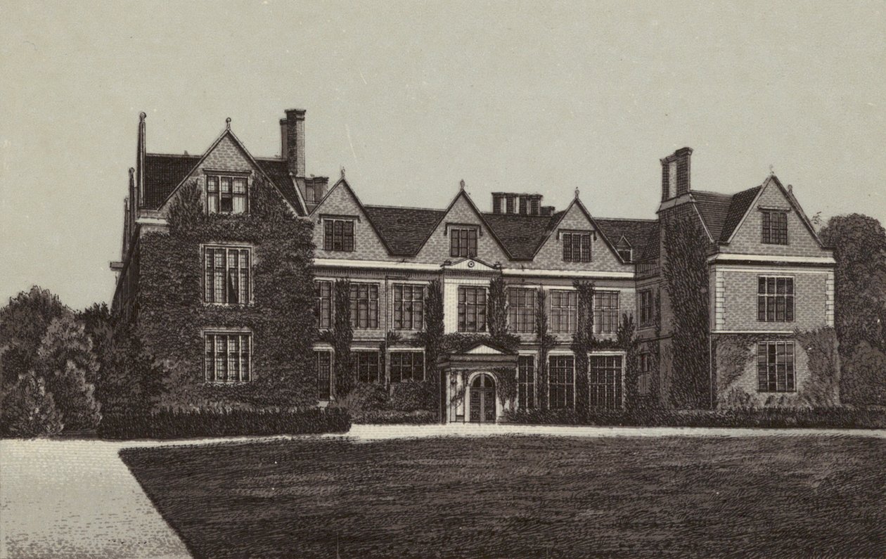 Newbury: Shaw House (lito) by English School