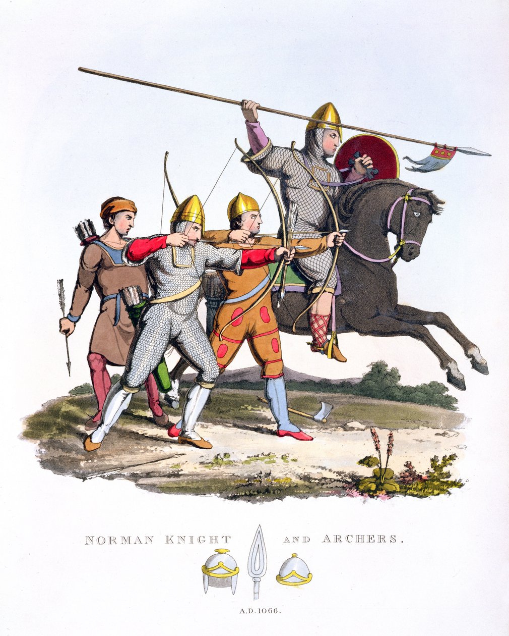 Norman Knight ve Okçular, 1066, Antik Zırh