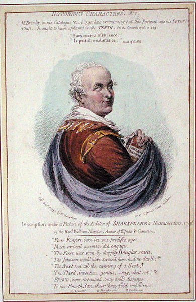 Ünlü Karakterler, No. 1, Hannah Humphrey tarafından 1797